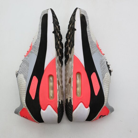 Nike ID Air Max 90 Ultra 2.0 Men's Size 10.5 Flyknit Infrared Crimson Sneakers - Picture 6 of 10